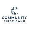 Community First Bank logo