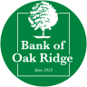 Bank of Oak Ridge (LA) logo