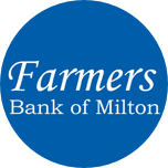 The Farmers Bank of Milton logo