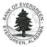 The Bank of Evergreen logo